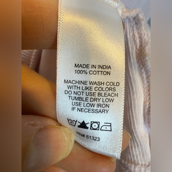 1.State Puff Sleeve Ribbed Top- Size Small - Picture 3 of 5